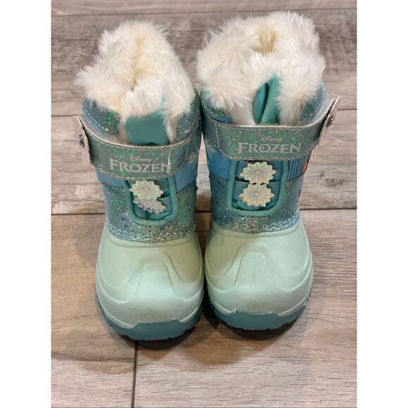 Disney Frozen toddler girls' winter light up snow boots size 6 - Picture 2 of 12